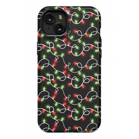 Christmas Lights Pattern Phone Case